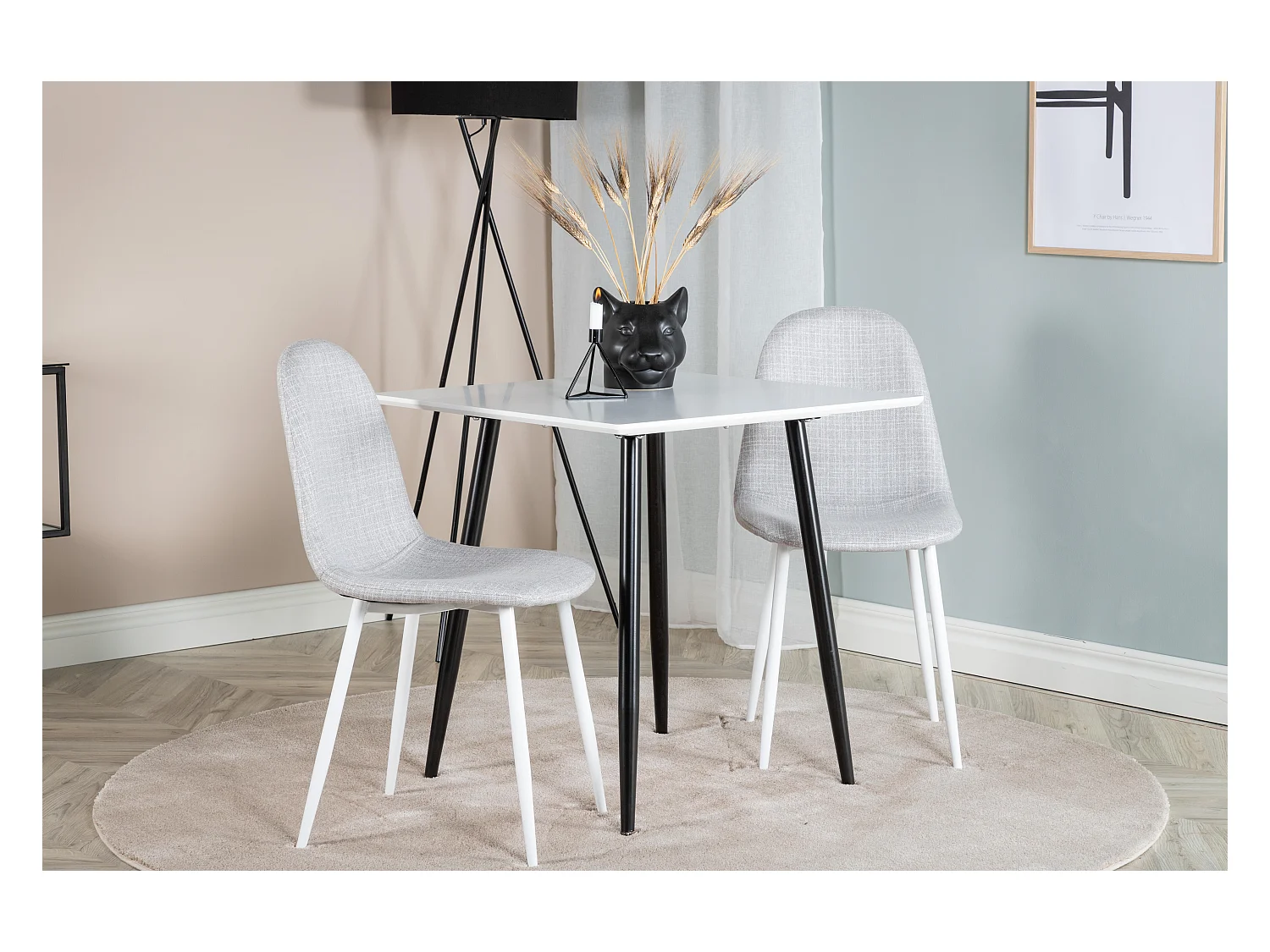 Cadeira Jantar POLAR DRC 1NOS 44x53x87 Cinzento