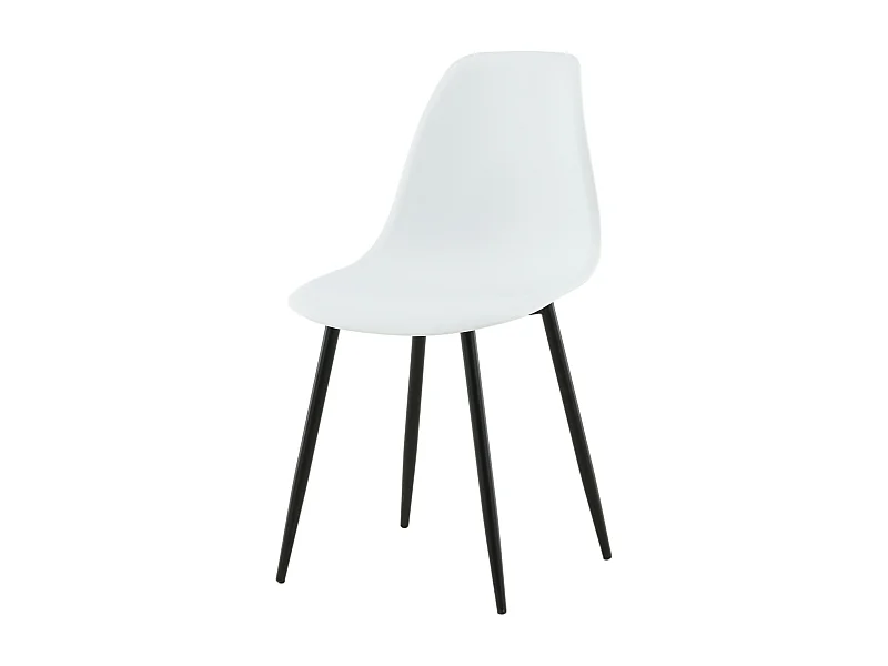 Chaise POLAR DRC 1NOS 46x58x81 Blanc