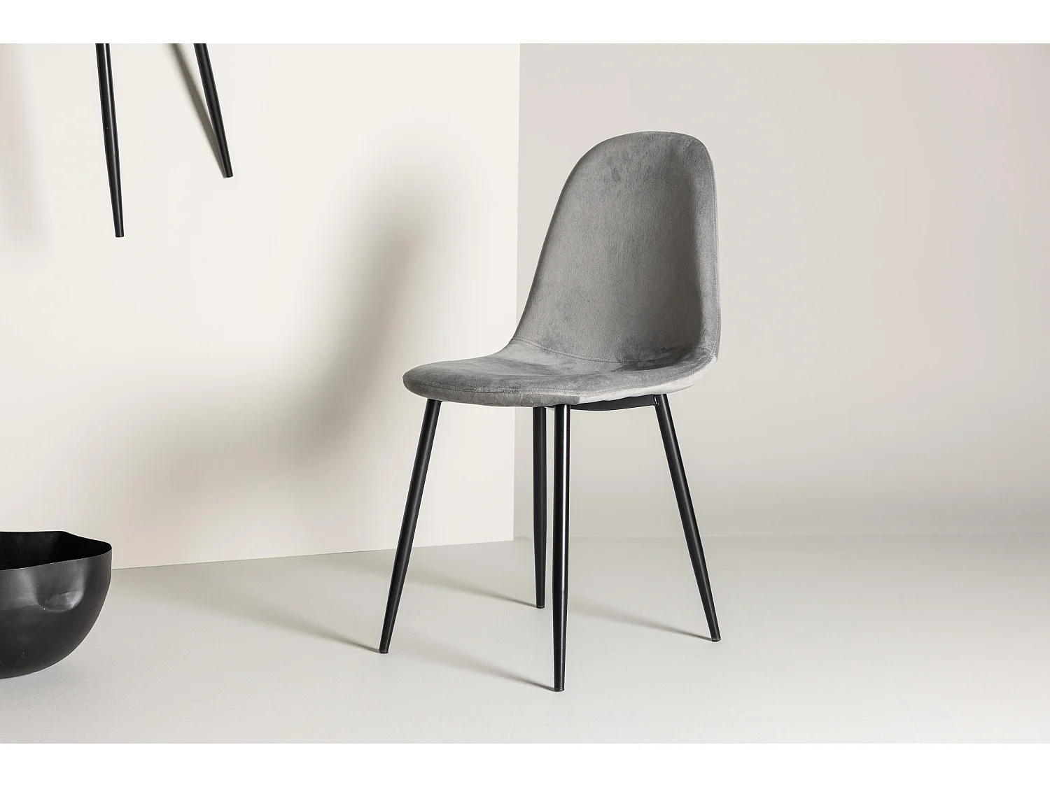 Chaise POLAR DRC 1NOS 43x53x88 Gris