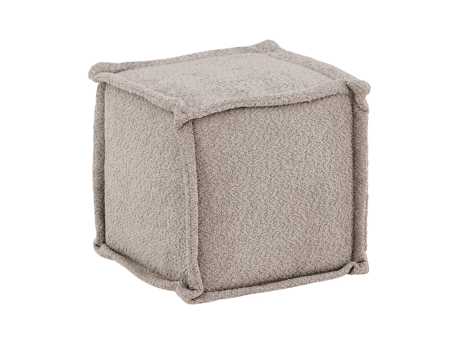 Pouf CASTINE P 1NOS 40x40x38 Grisclair