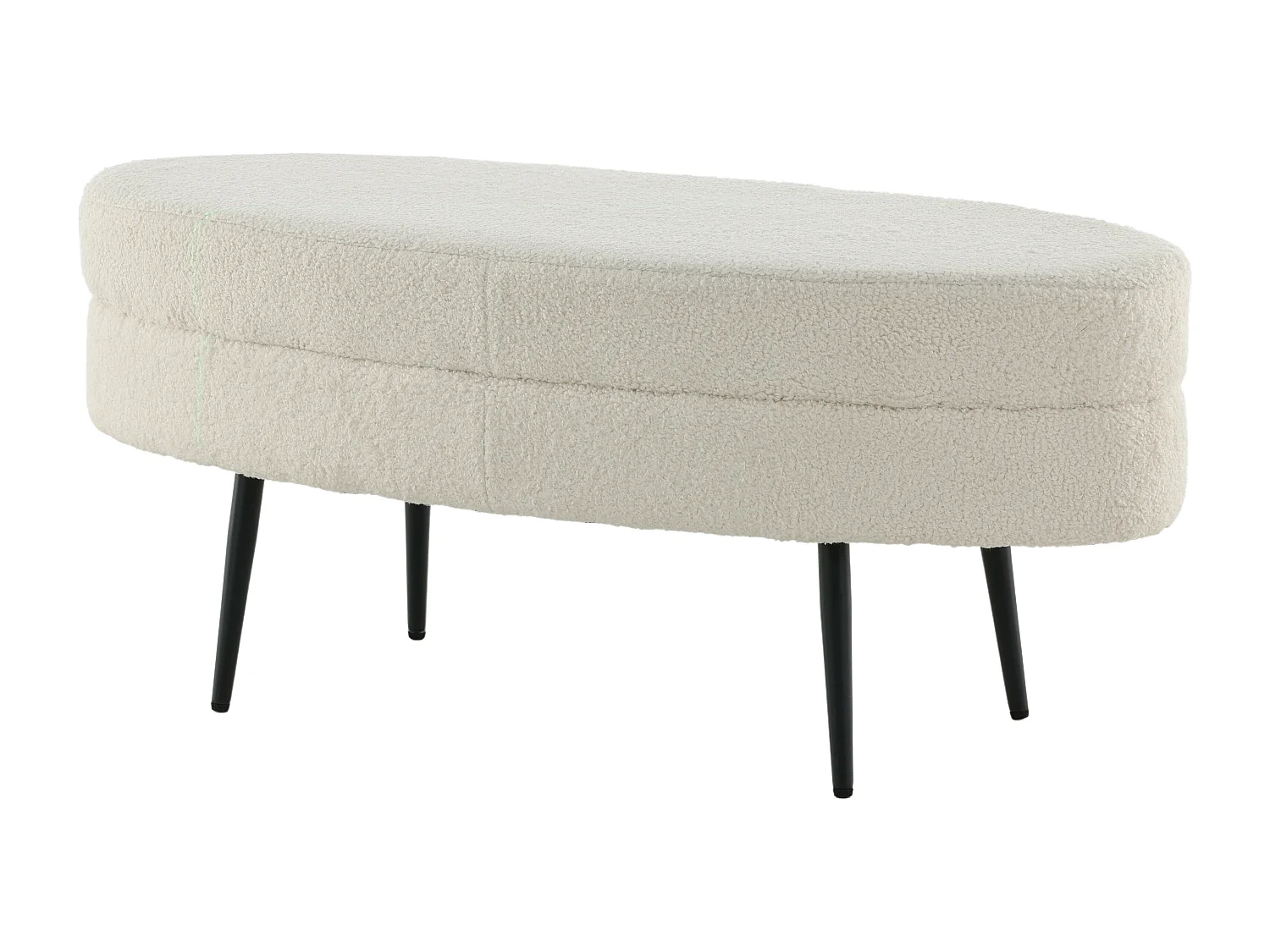 Poef OTTO P 1NOS 100x40x41 Wit