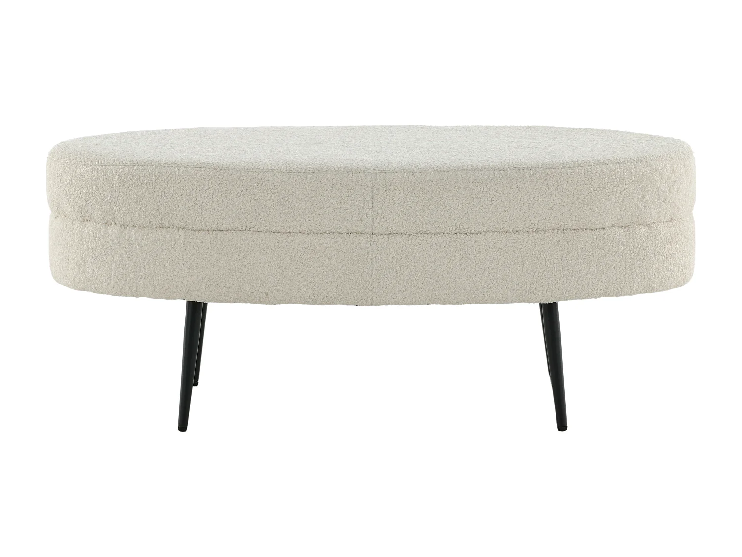 Poef OTTO P 1NOS 100x40x41 Wit