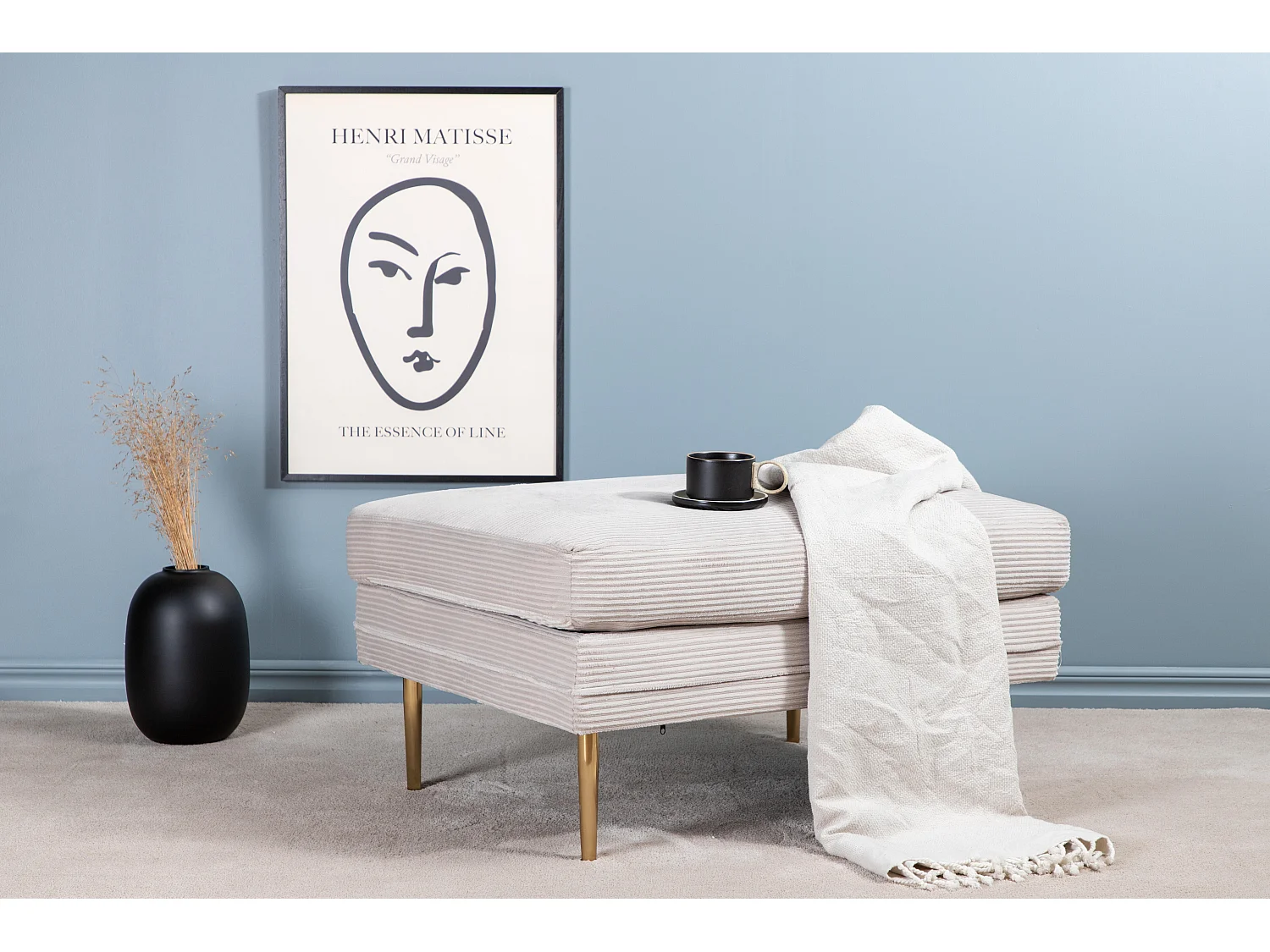 Poef BOOM P 1NOS 90x70x49 Beige