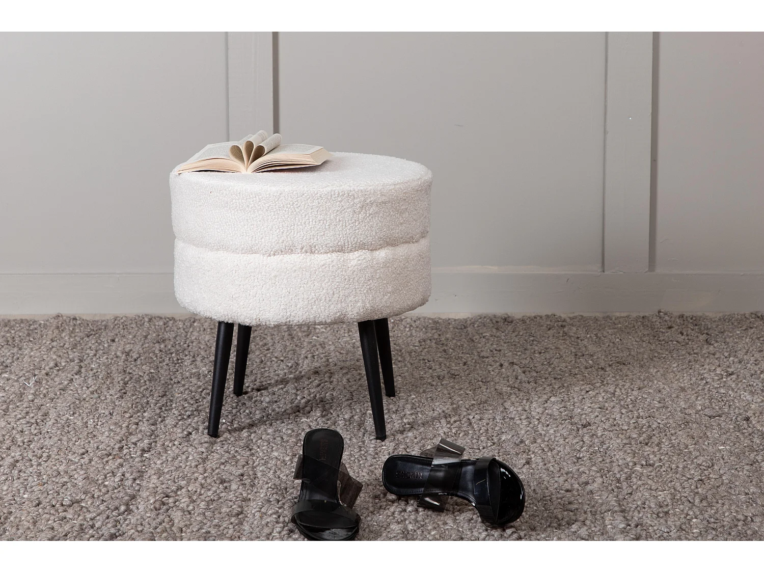 Hocker POT P 1NOS 40x40x40 Weiß