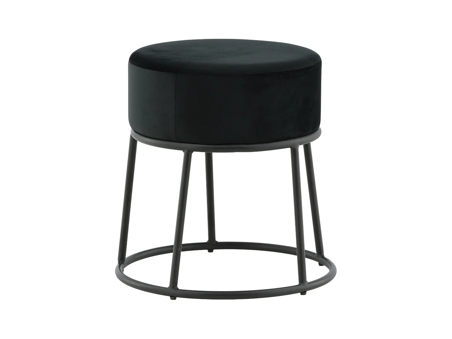 Pouf PETRA P 1NOS 46x46x47 Noir