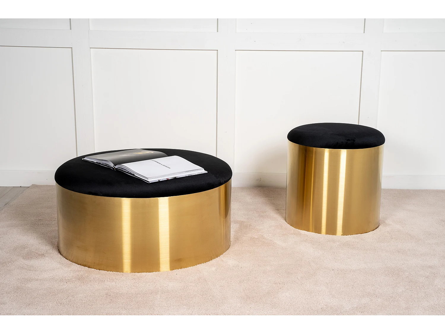 Pouf PUFF P 1NOS 45x45x46 Noir