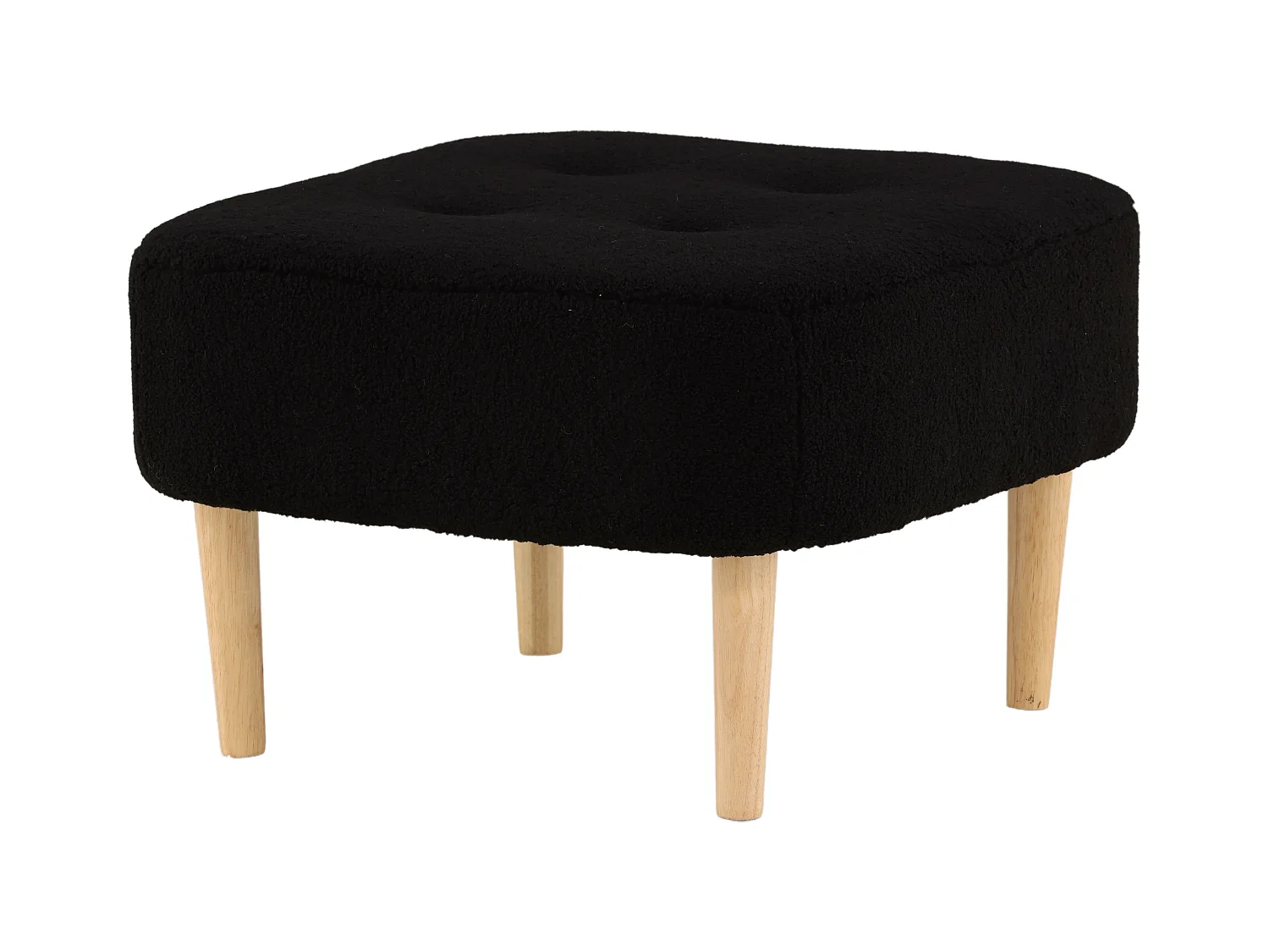Pouf SALINA P 1NOS 59x59x40 Noir