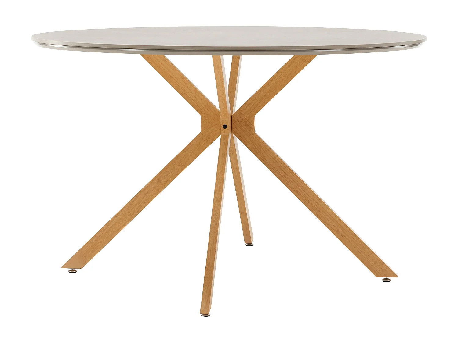 Table À Manger PIAZZA DT120 120x120x75 Gris