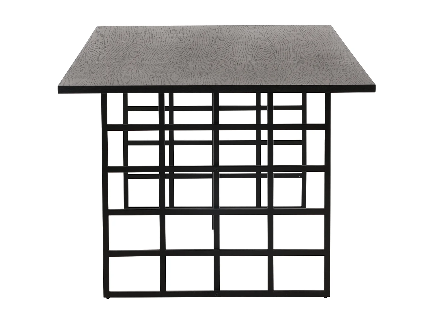 Table À Manger YSTAD DT100 100x220x75 Noir