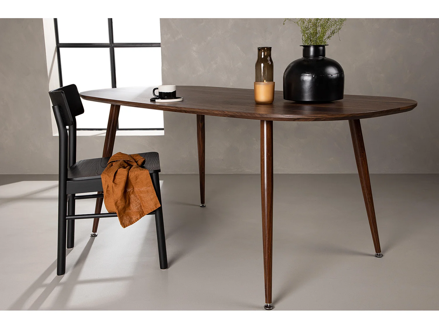 Eetkamertafel SANFORD DT90 90x180x75 Bruin