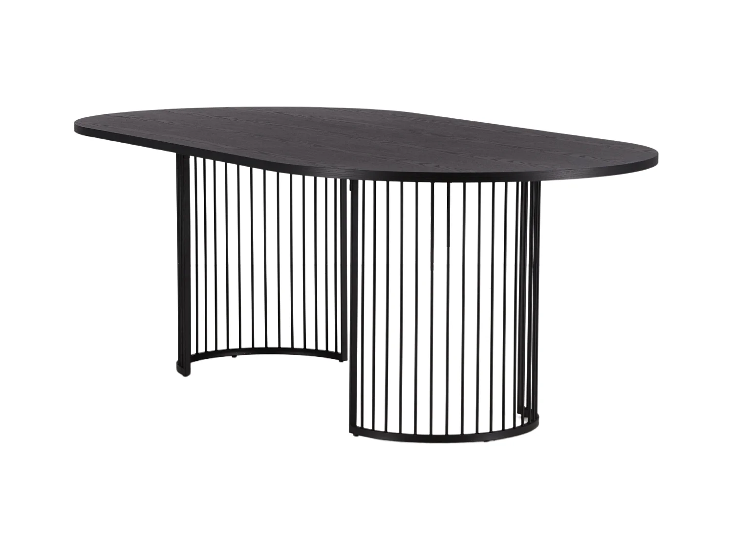 Table À Manger HAMNESKÄR DT110 110x220x75 Noir