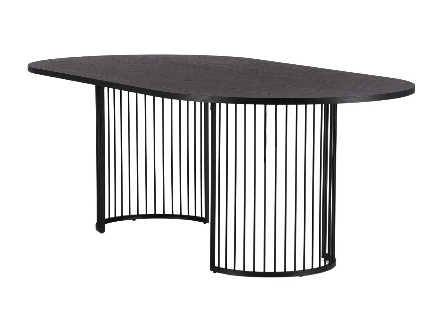 Table À Manger HAMNESKÄR DT110 110x220x75 Noir