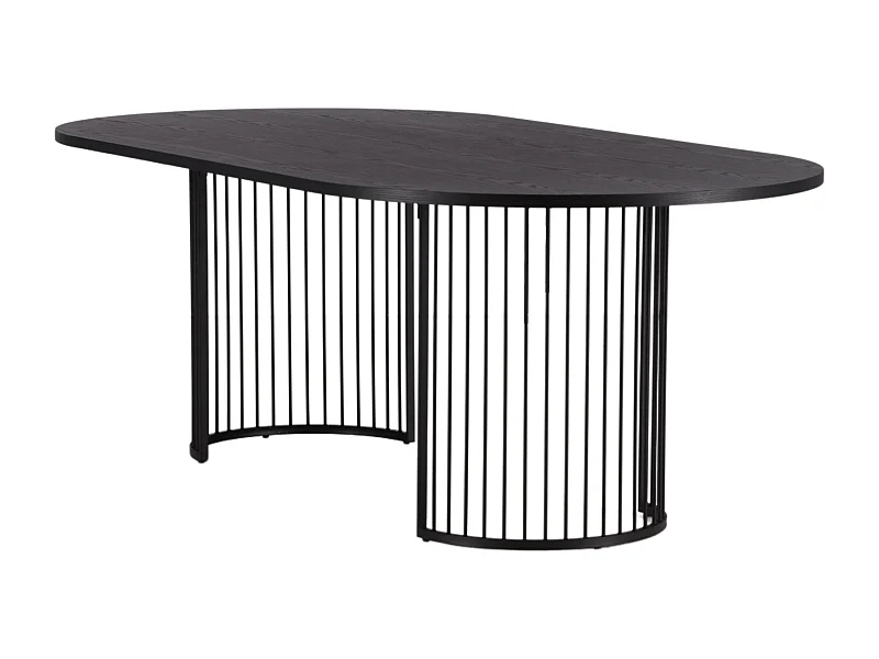 Table À Manger HAMNESKÄR DT110 110x220x75 Noir