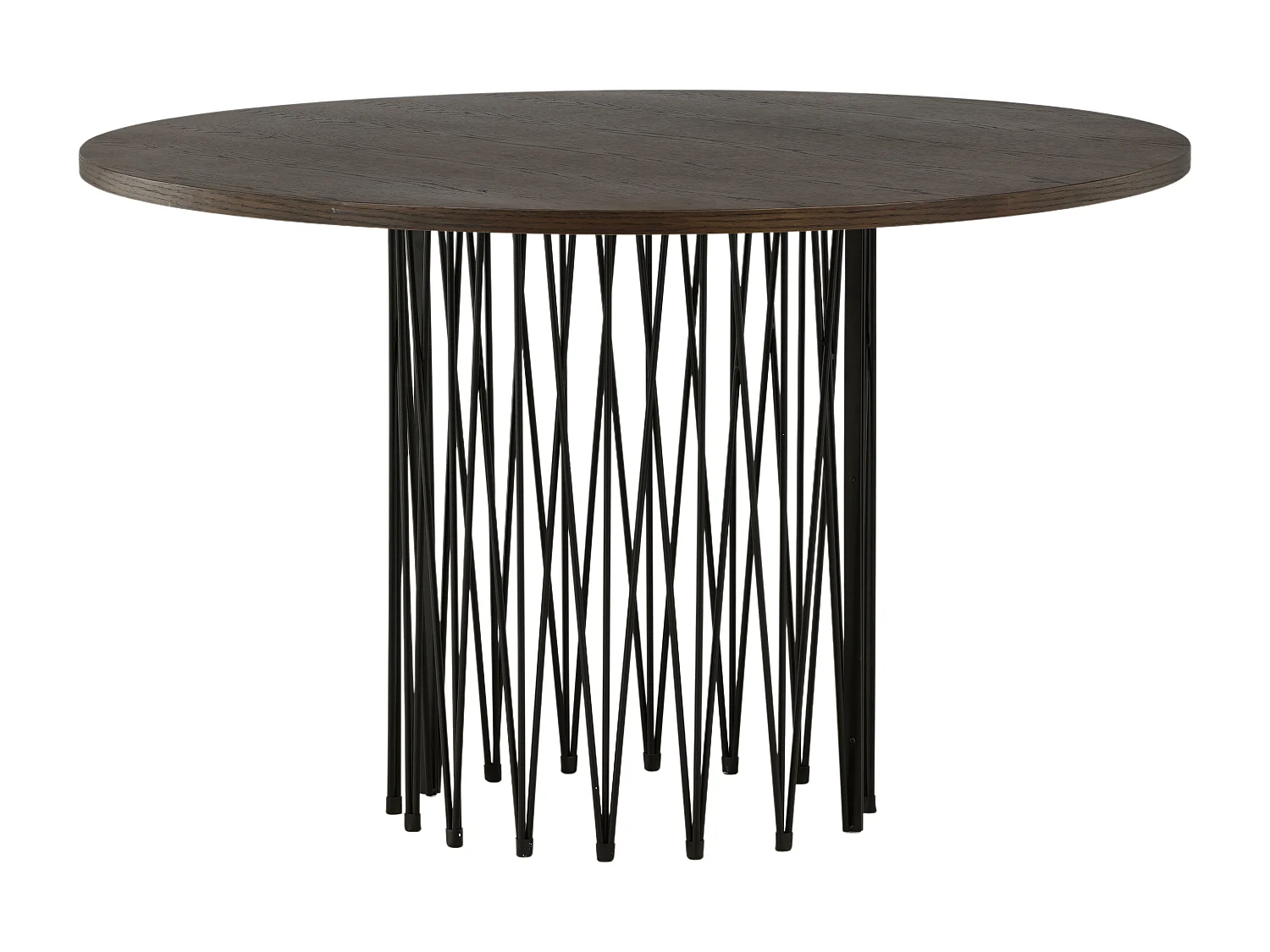 Table À Manger STONE DT120 120x120x74 Brun