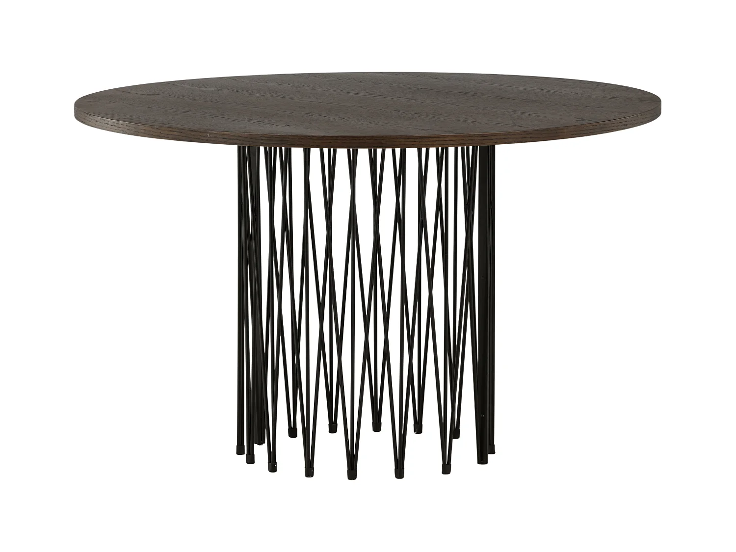 Table À Manger STONE DT120 120x120x74 Brun
