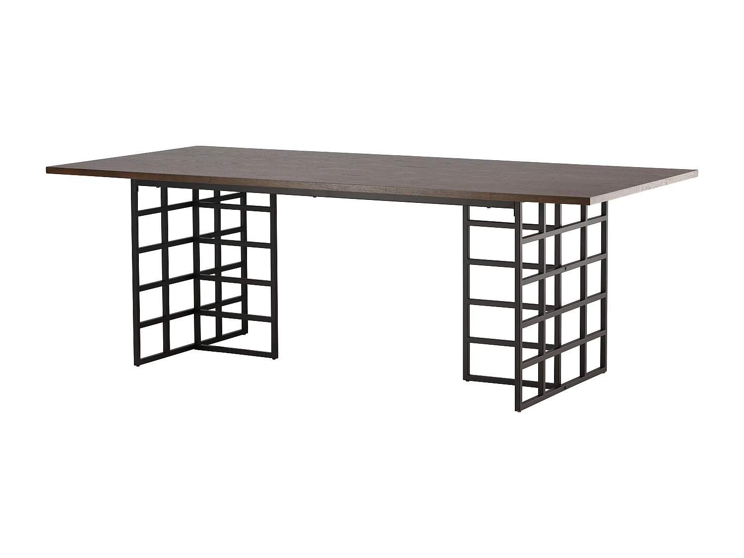 Eetkamertafel YSTAD DT100 100x220x75 Bruin