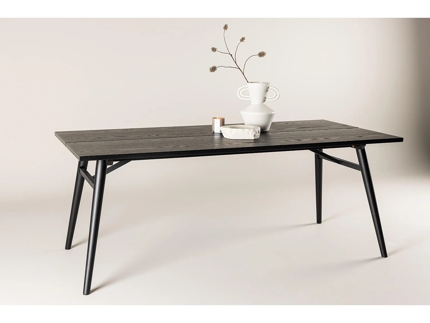 Eetkamertafel SLEEK DT95 95x195x75 Zwart