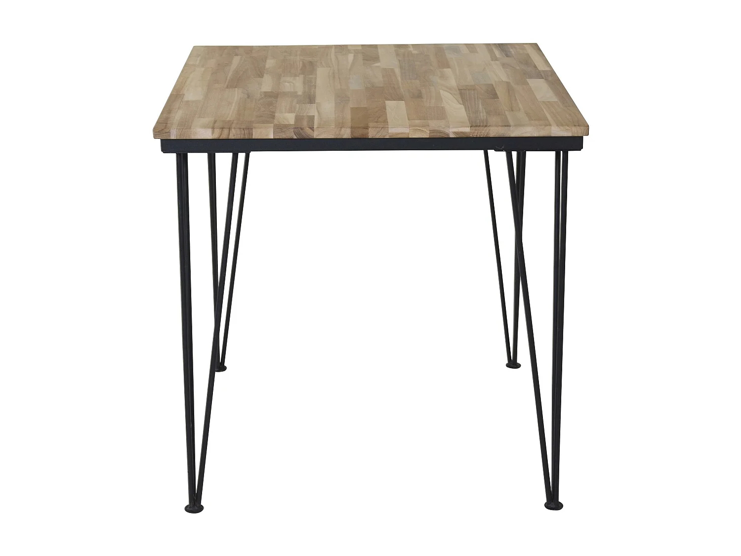 Table À Manger BALI DT80 80x80x75 Naturel