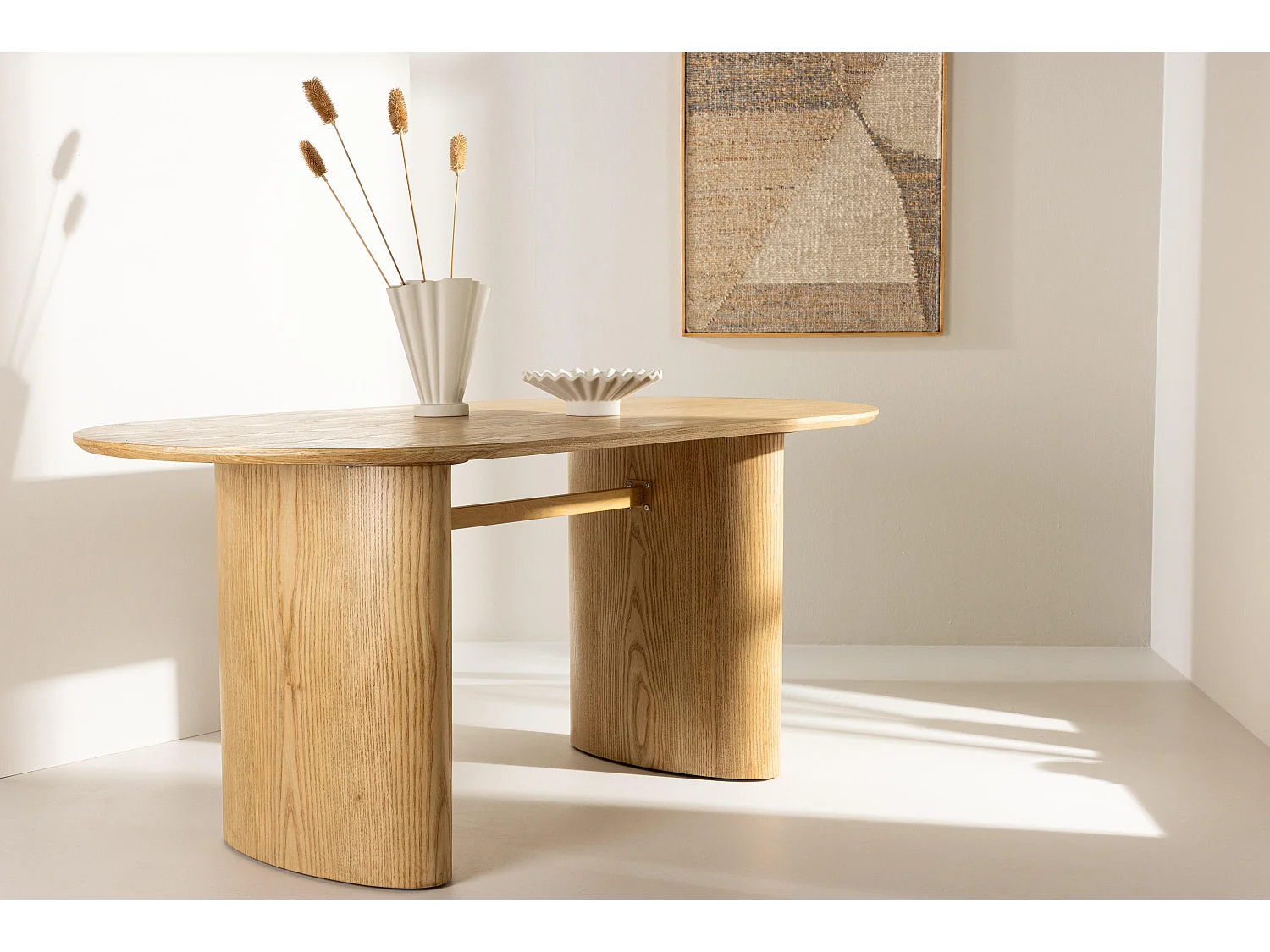 Eetkamertafel ISOLDE DT90 90x180x75 Natuurlijk