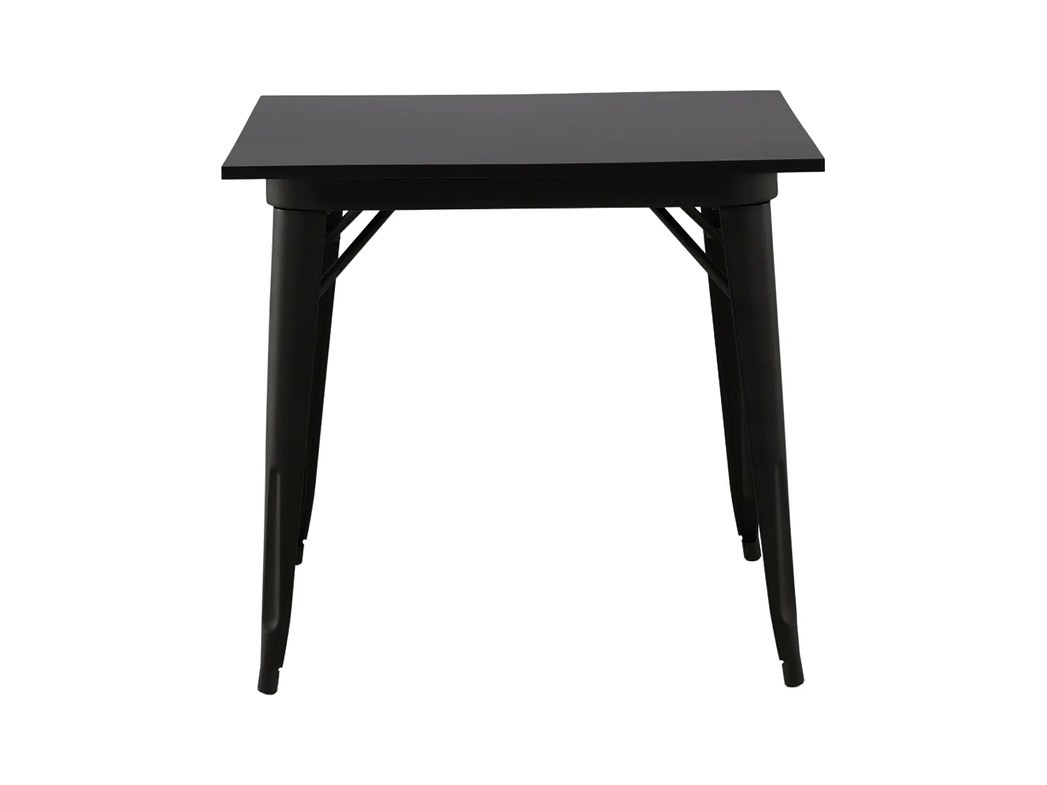 Table À Manger TEMPE DT80 80x80x75 Noir