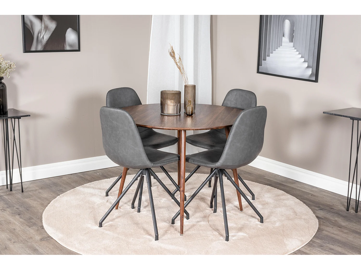 Mesa De Jantar PLAZA DT100 100x100x75 Natural