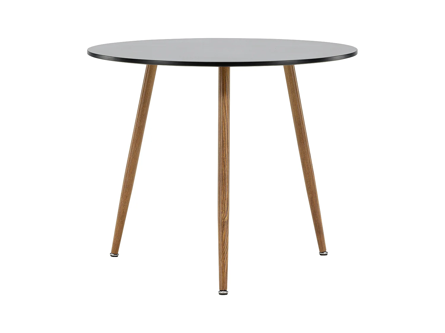 Table À Manger POLAR DT90 90x90x75 Noir