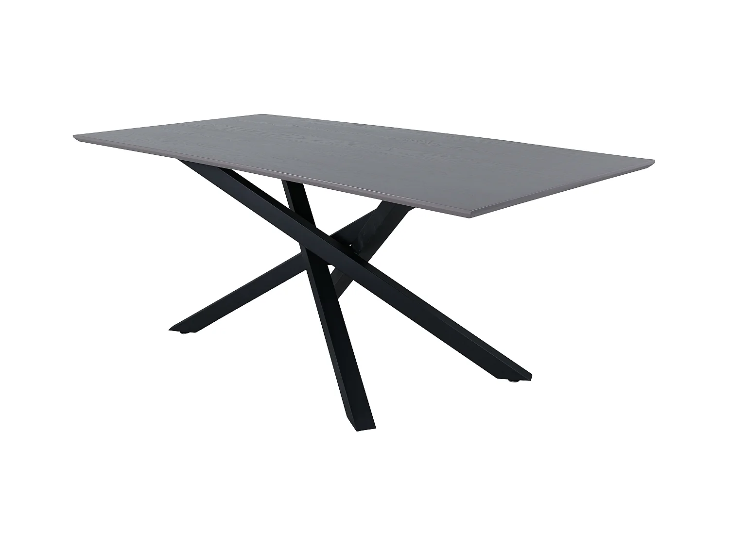 Esstisch PIAZZA DT90 90x180x76 Schwarz