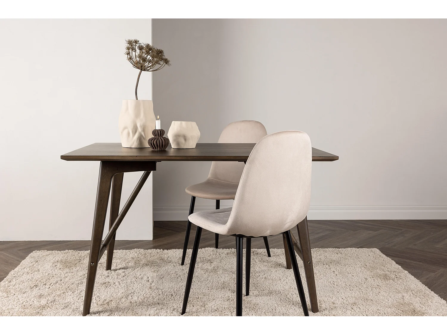 Eetkamertafel KASEINDON DT80 80x120x75 Bruin