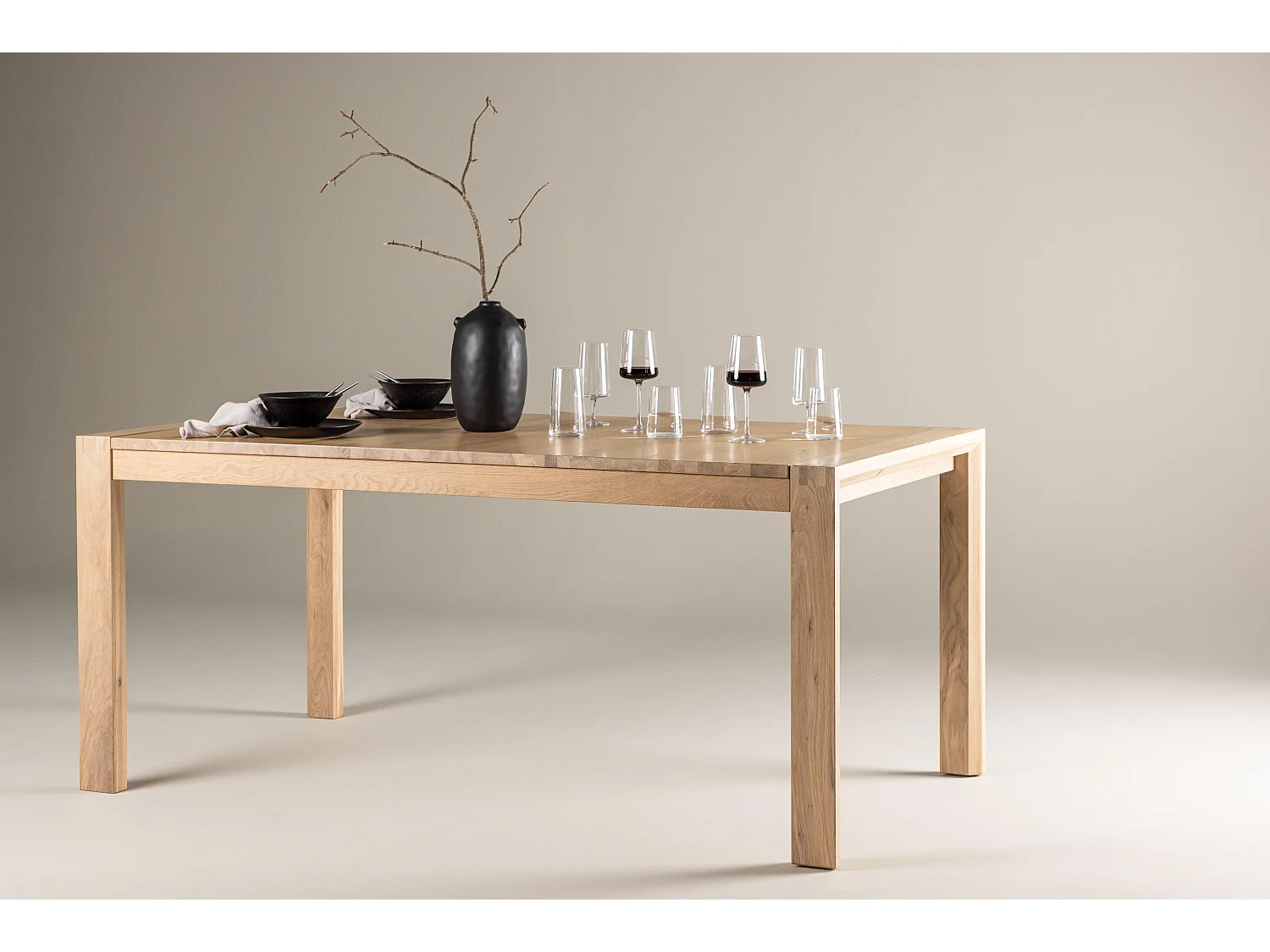 Eetkamertafel SLIDER DT95 95x170x75 Natuurlijk