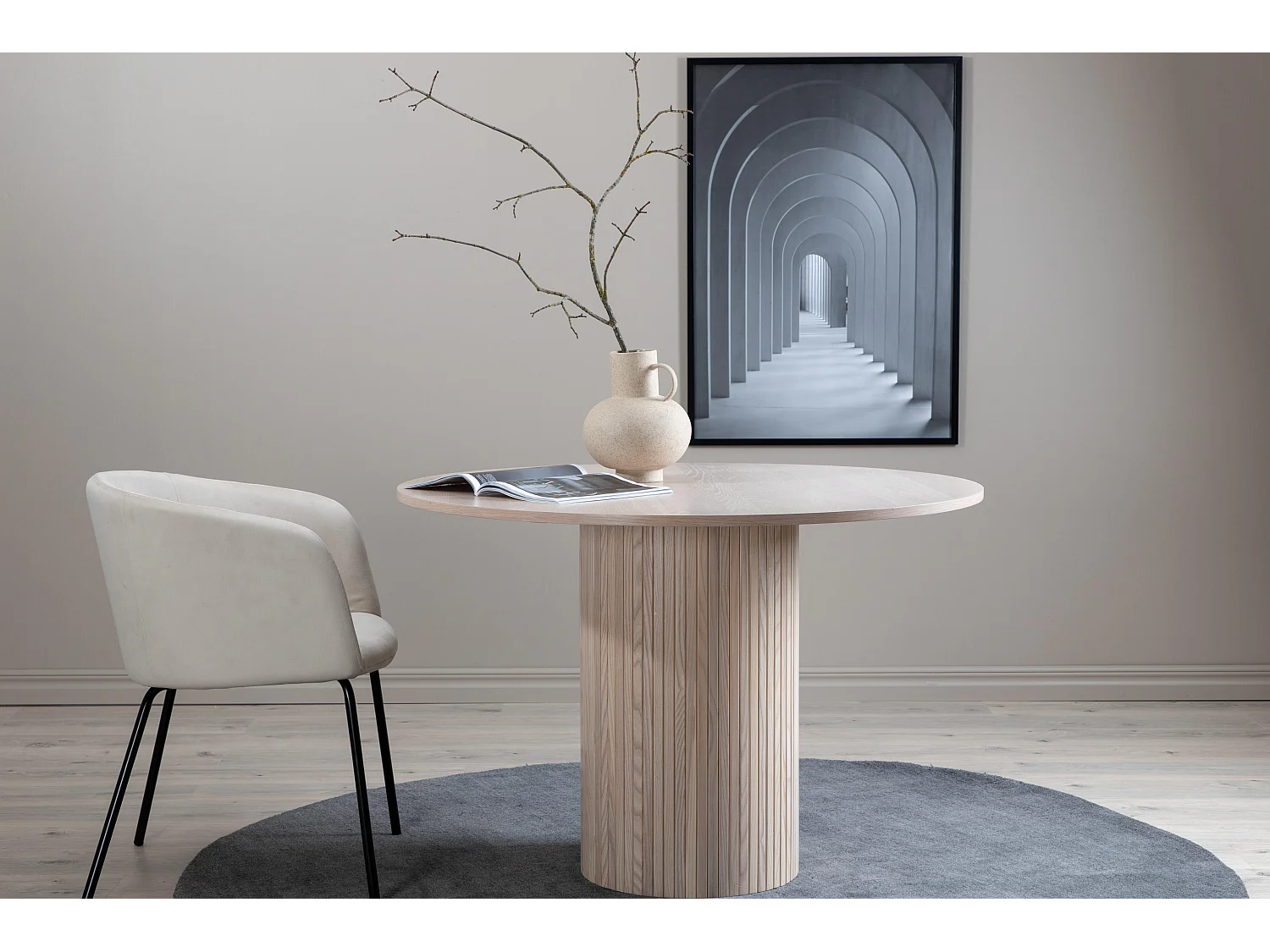 Table À Manger BIANCA DT110 110x110x75 Naturel