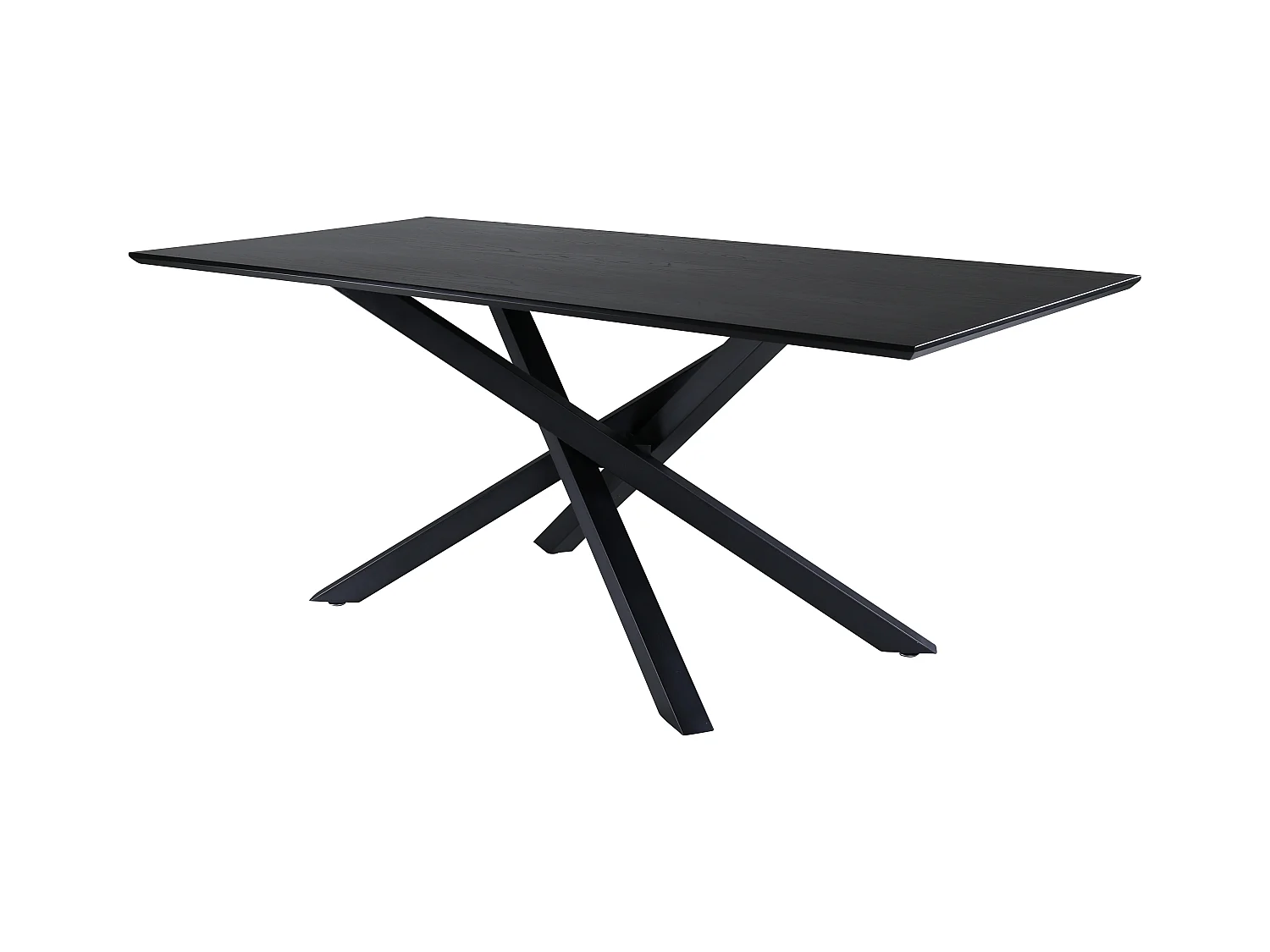 Table À Manger PIAZZA DT90 90x180x76 Noir