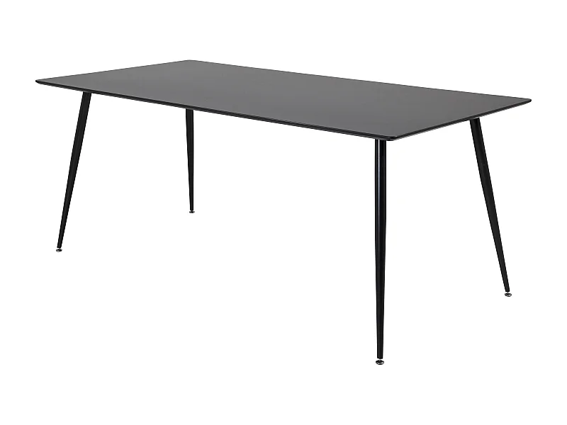 Esstisch SILAR DT90 90x180x75 Schwarz