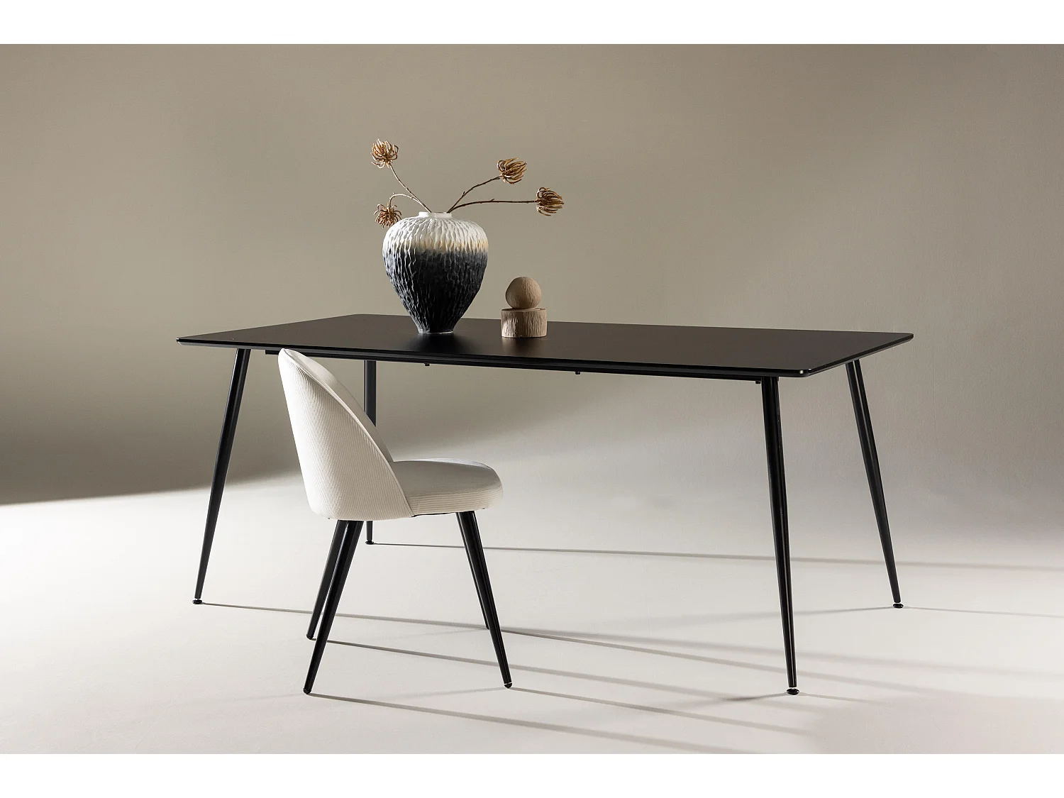 Tavolo Da Pranzo SILAR DT90 90x180x75 Nero