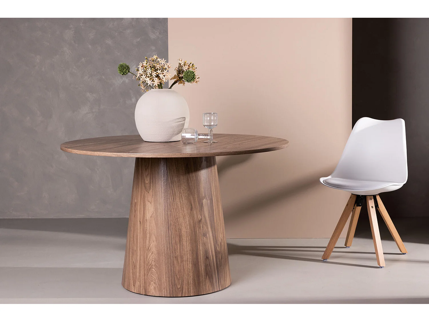 Table À Manger LANZO DT120 120x120x75 Naturel