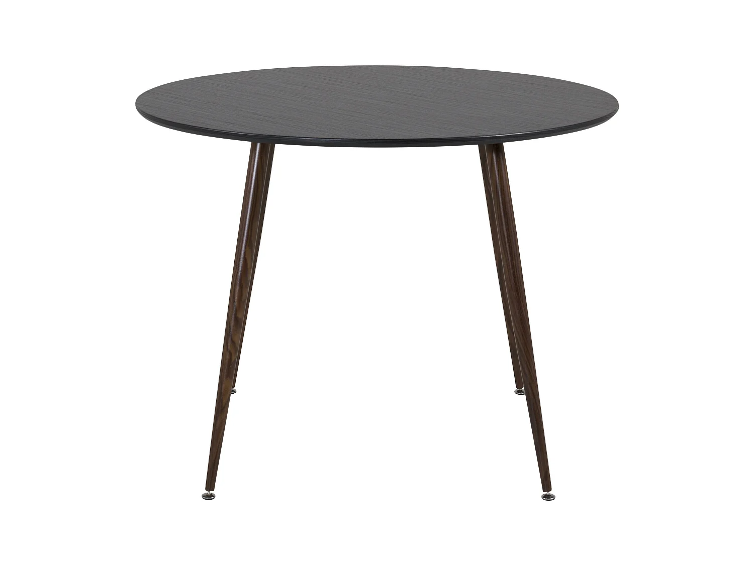 Table À Manger PLAZA DT100 100x100x75 Noir