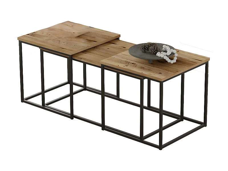 Table Basse VOYAGE CT90 90x45x45 Naturel