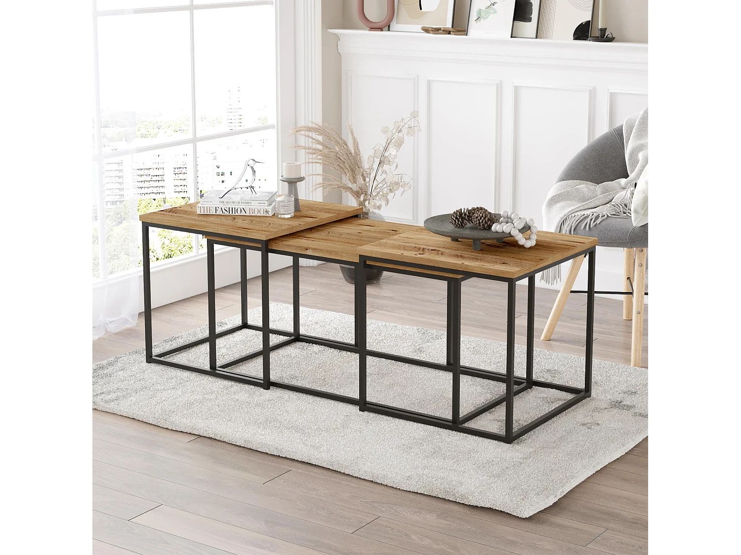 Table Basse VOYAGE CT90 90x45x45 Naturel