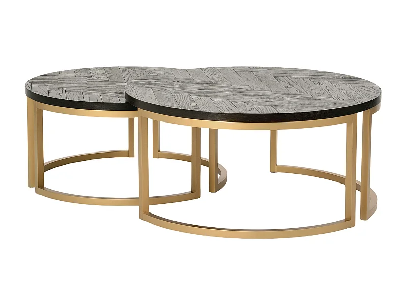 Table Basse SEVILLE CT90 90x90x42 Noir