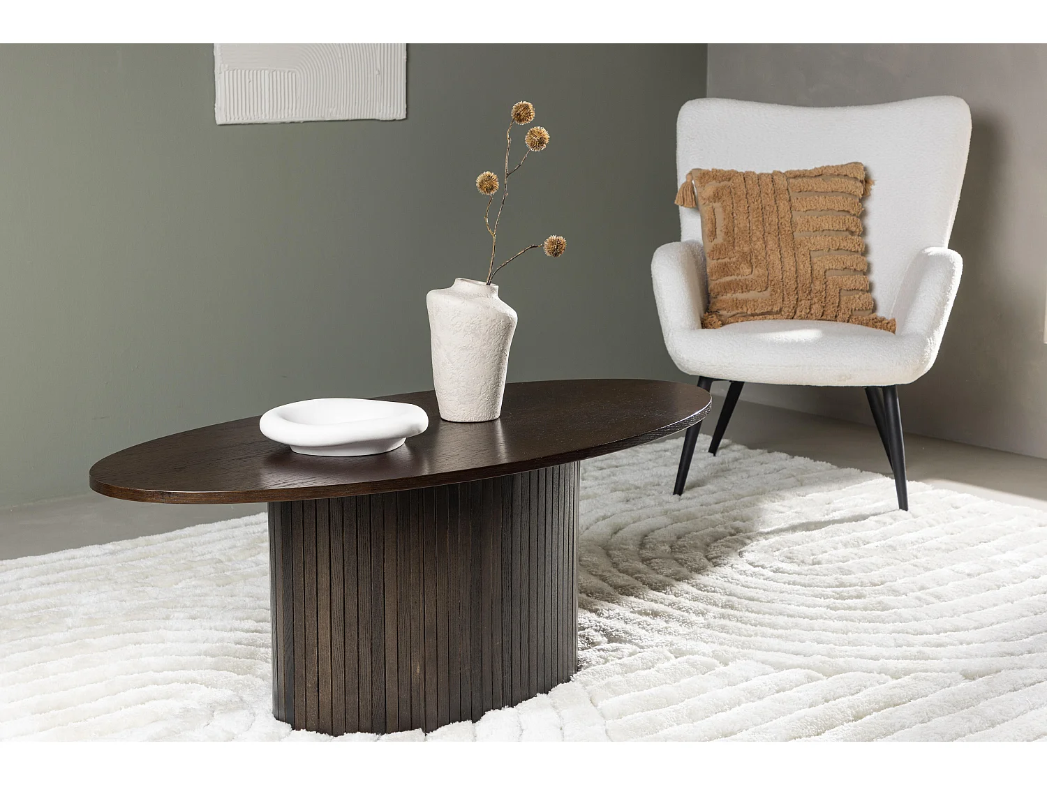 Table Basse BIANCA CT55 55x120x45 Brun