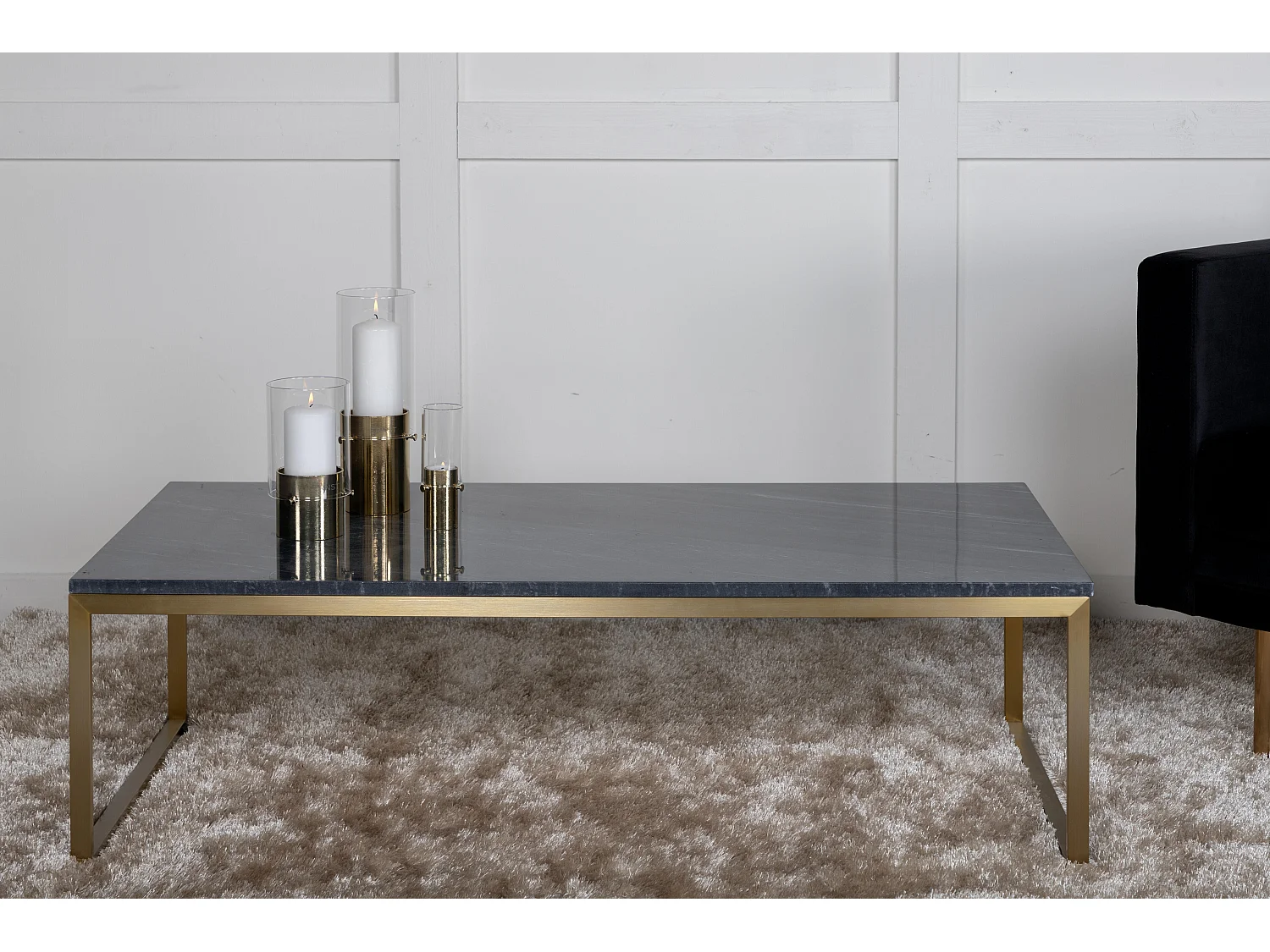 Table Basse ESTELLE CT60 60x120x36 Gris