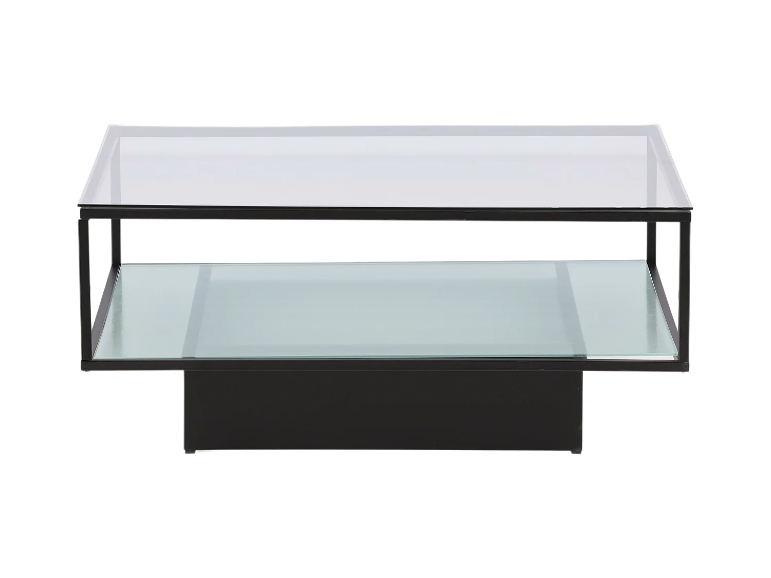 Table Basse MAGLEHEM CT90 90x90x38 Noir
