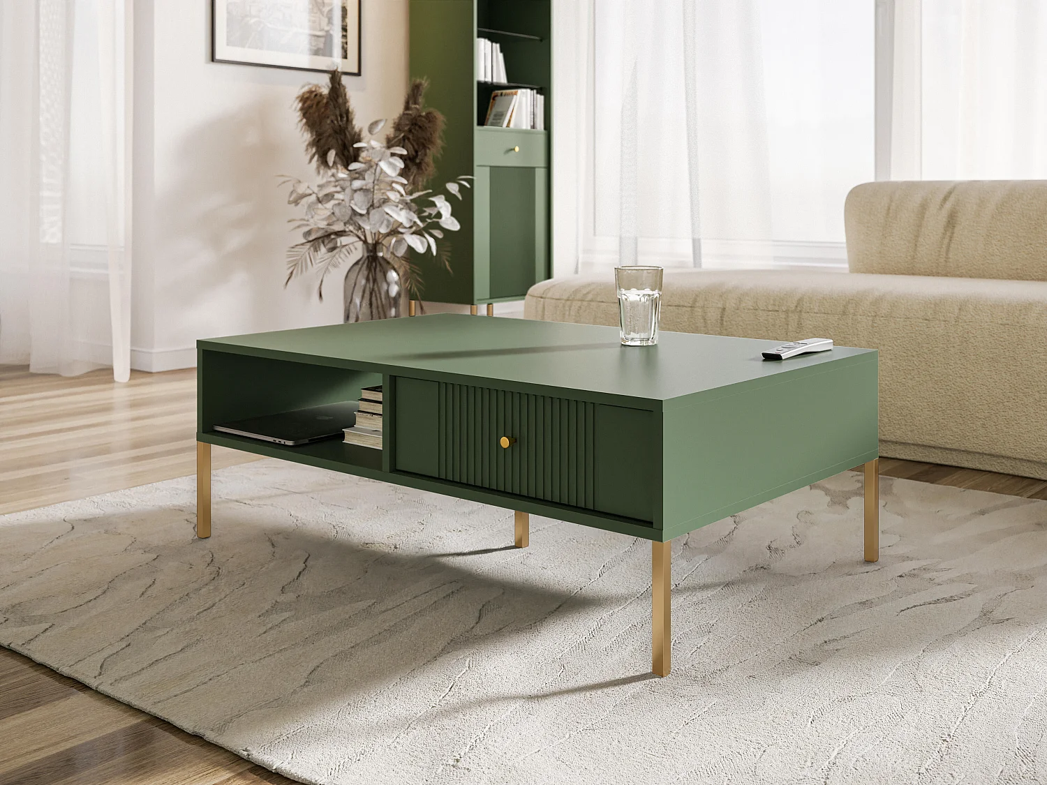 Salontafel ISEO CT104 104x68x40 Groen