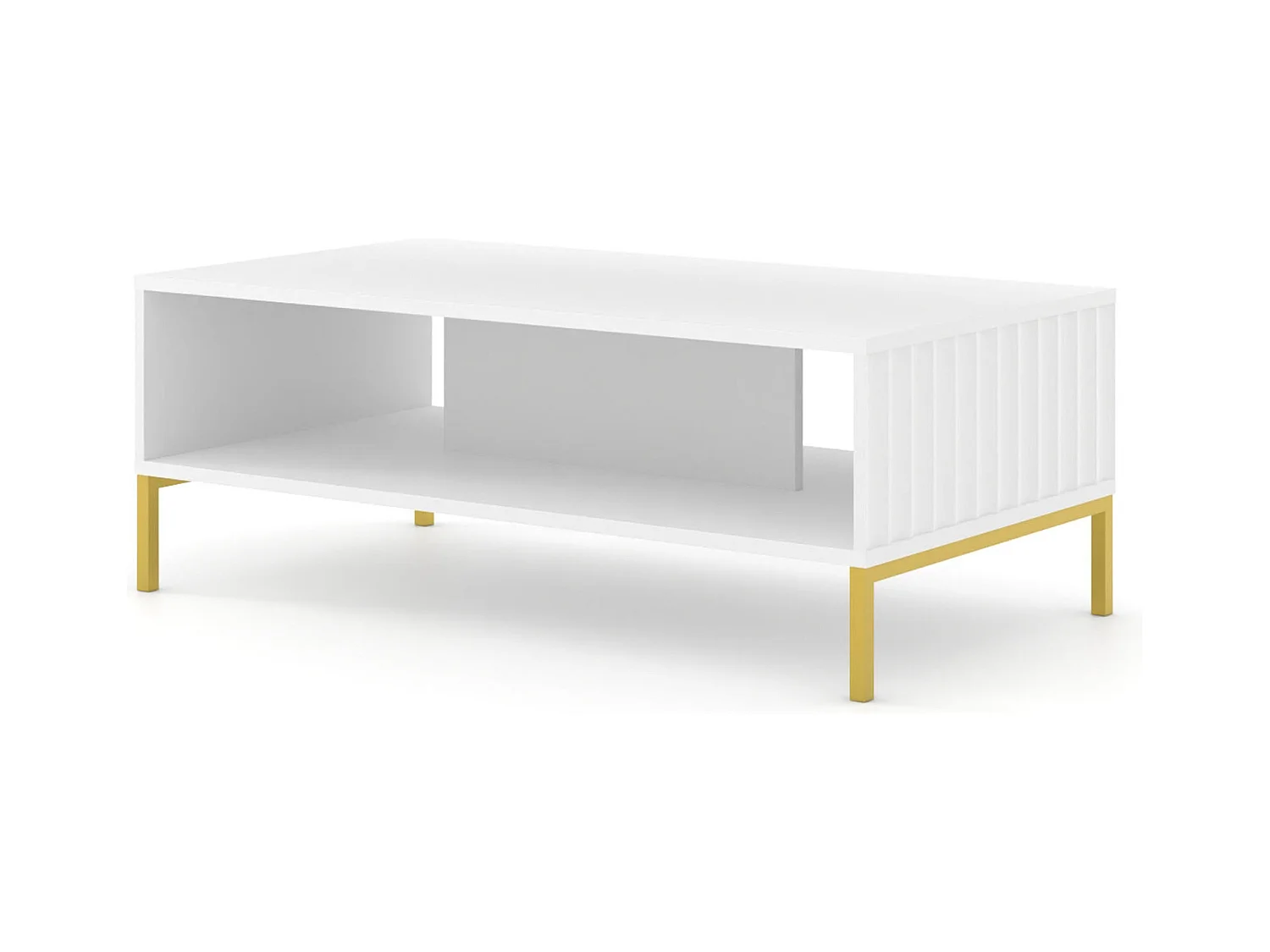 Table Basse WAVE CT90 90x60x43 Blanc