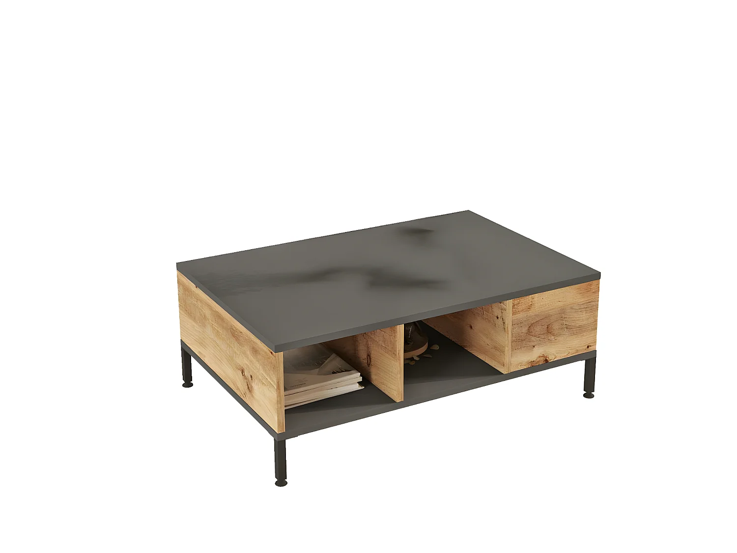Table Basse ROYAL CT90 90x60x33 Naturel