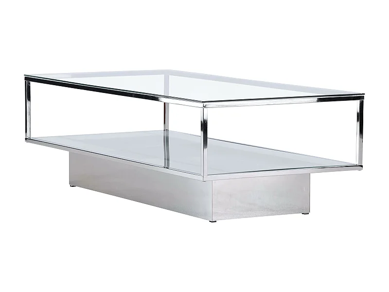 Table Basse MAGLEHEM CT60 60x130x38 Transparent