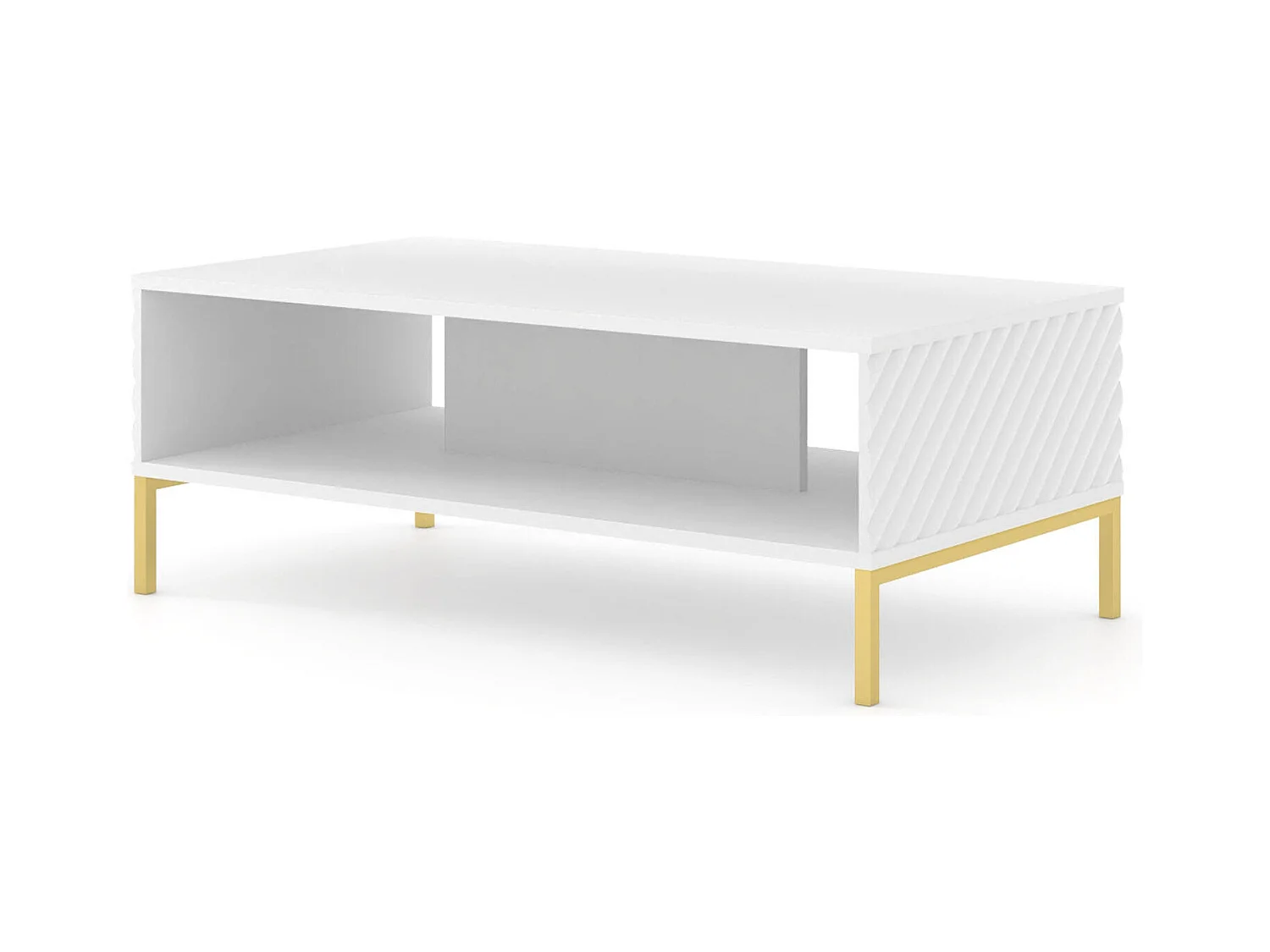 Table Basse SURF CT90 90x60x43 Blanc