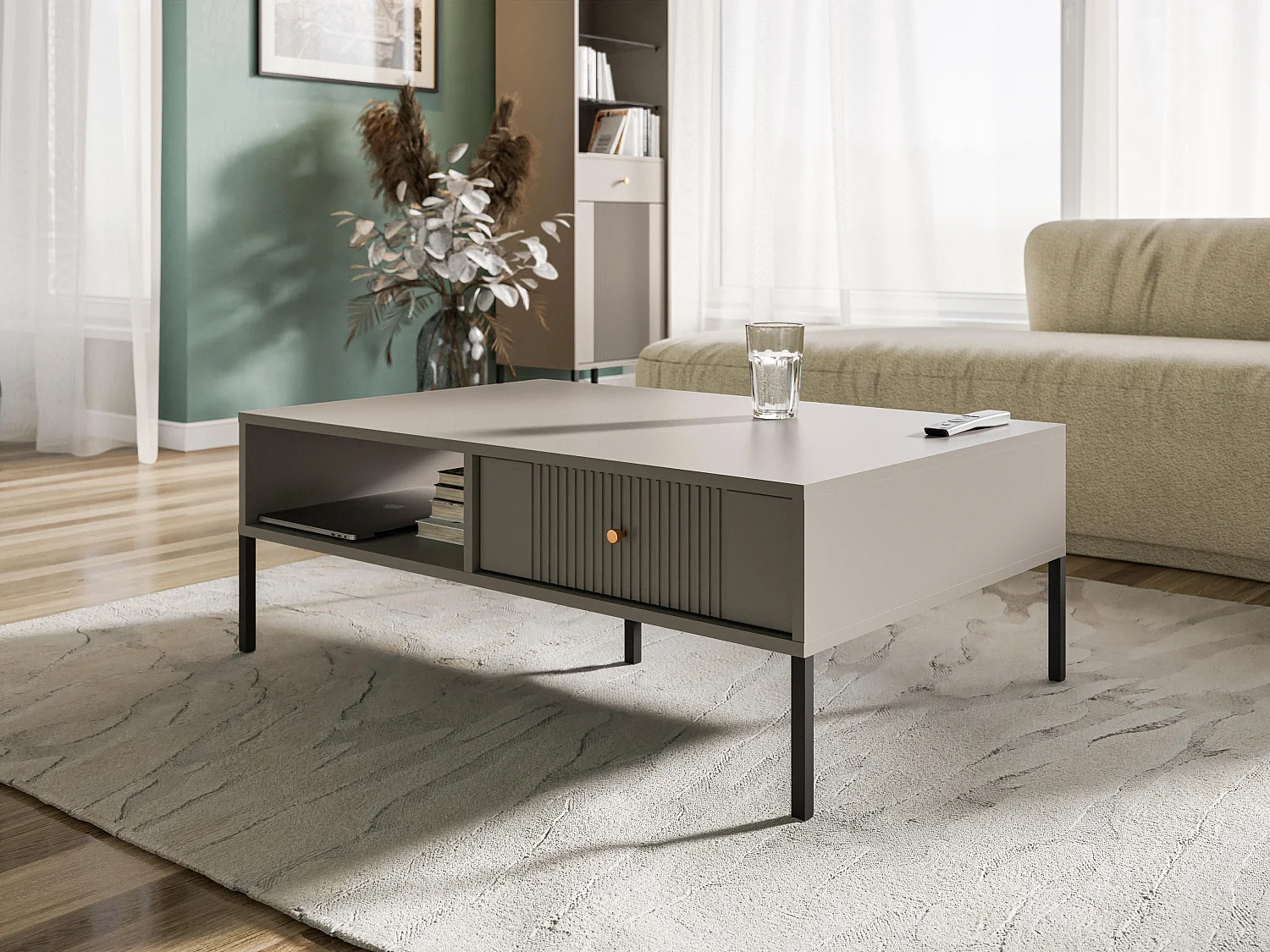 Couchtisch ISEO CT104 104x68x40 Beige