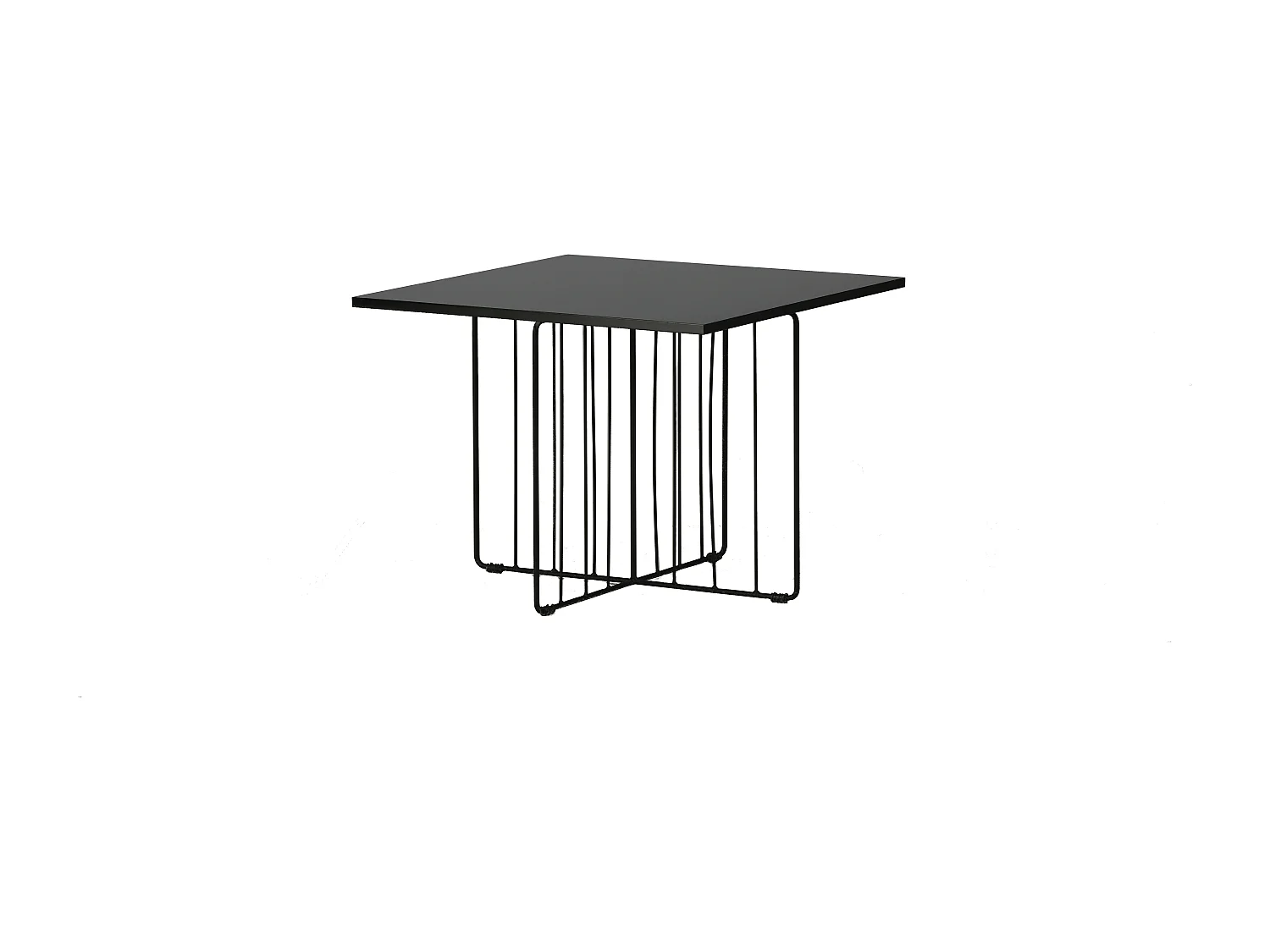 Table Basse DAYTON CT60 60x60x45 Noir