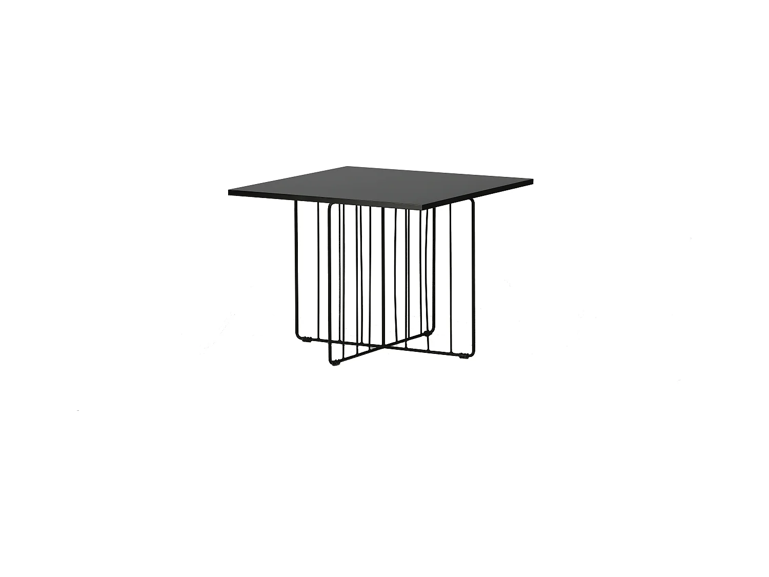 Table Basse DAYTON CT60 60x60x45 Noir