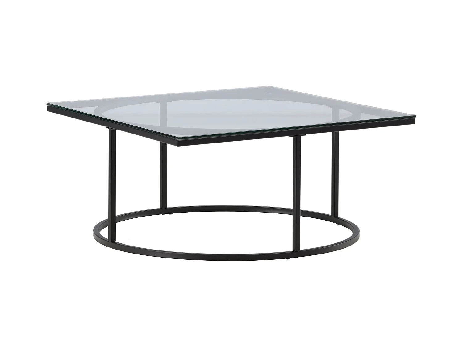 Table Basse SKANÖR CT90 90x90x42 Noir